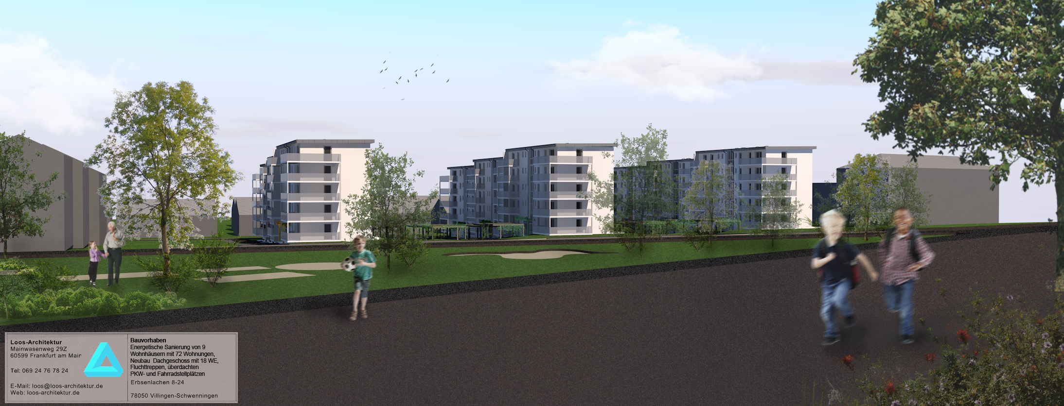 Energetische Sanierung Erbsenlachen 8-24, Villingen, Green Building