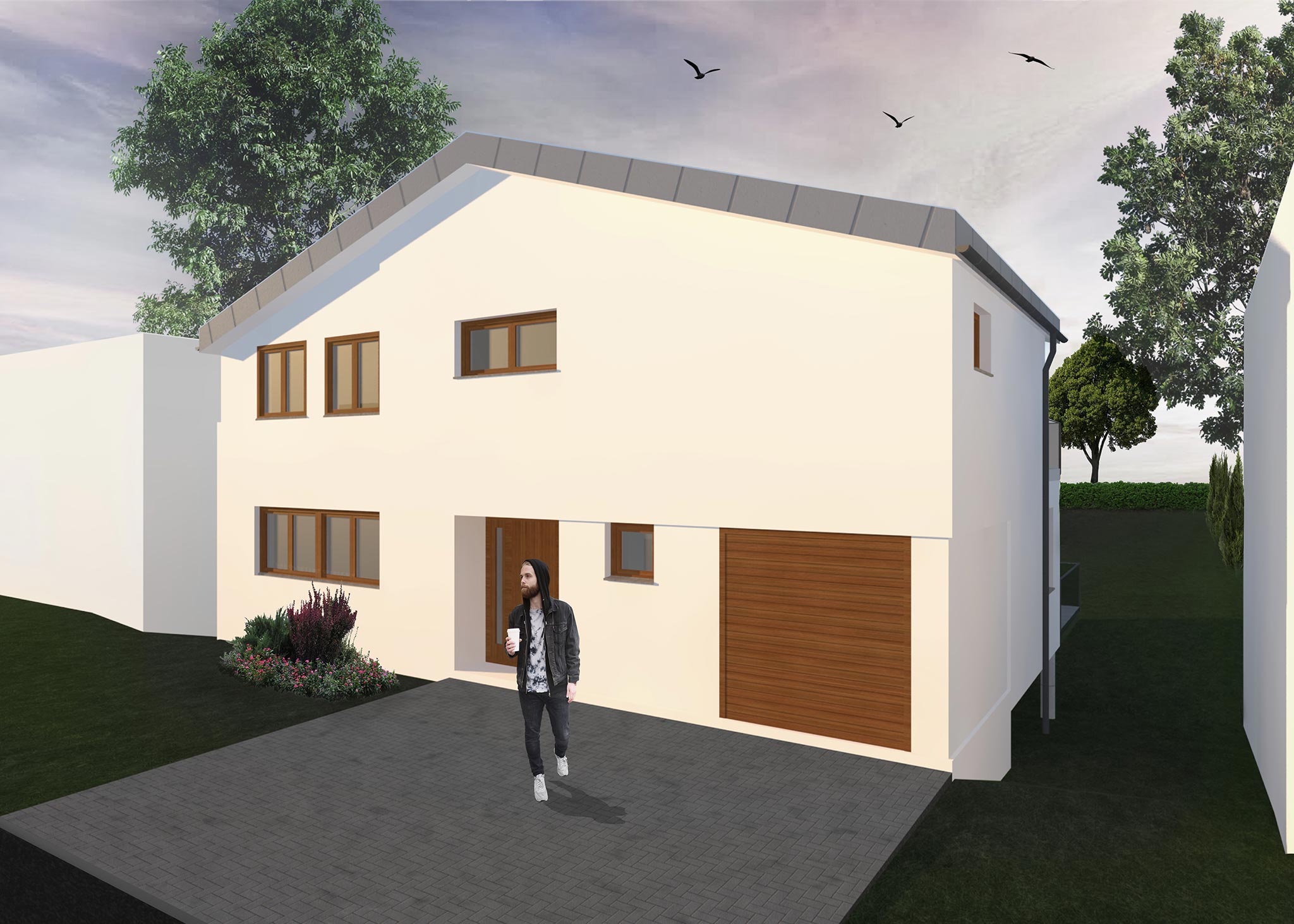 Bild 2: Einfamilienhaus, �kologisches Bauen