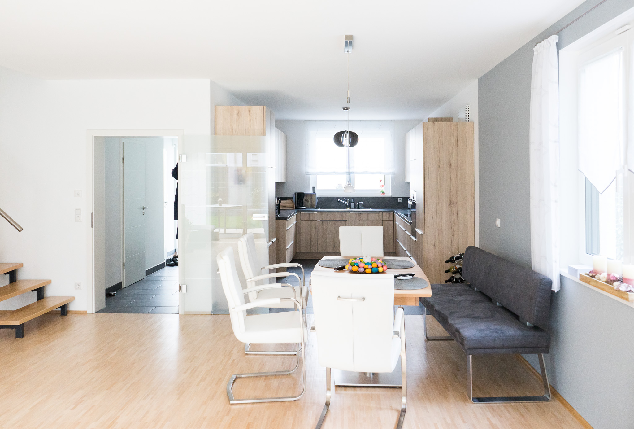 Bild 4: Doppelhaus innen, architektur