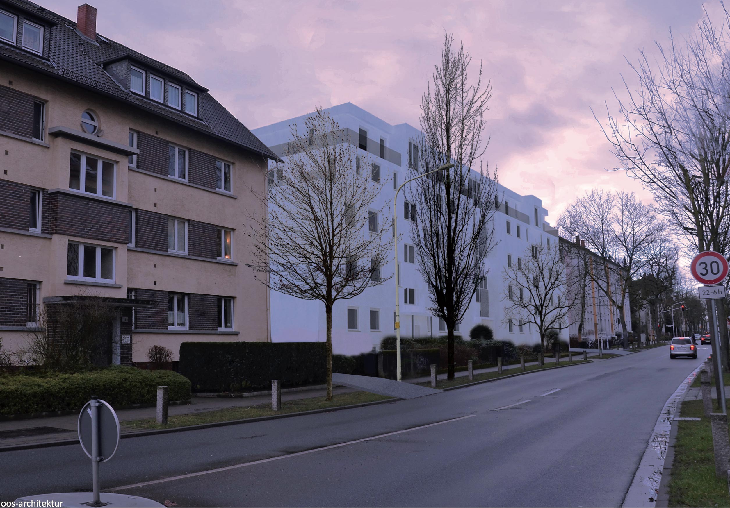 Bild 10: Neues Wohn-/Apartmenthaus in der Heinrichstraße, Ökologisch