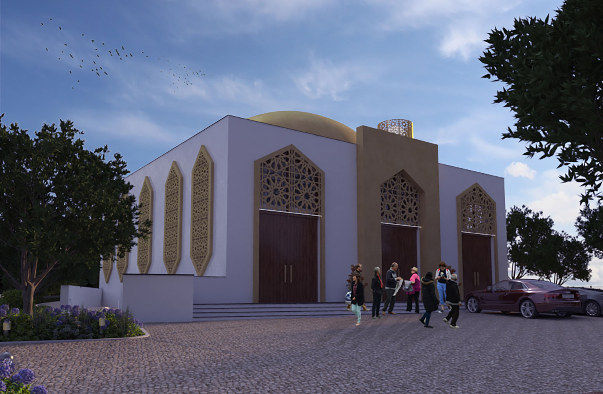 Bild 4: Moschee, Green Building, Ökologisches Bauen, Nachhaltig, energieeffizient