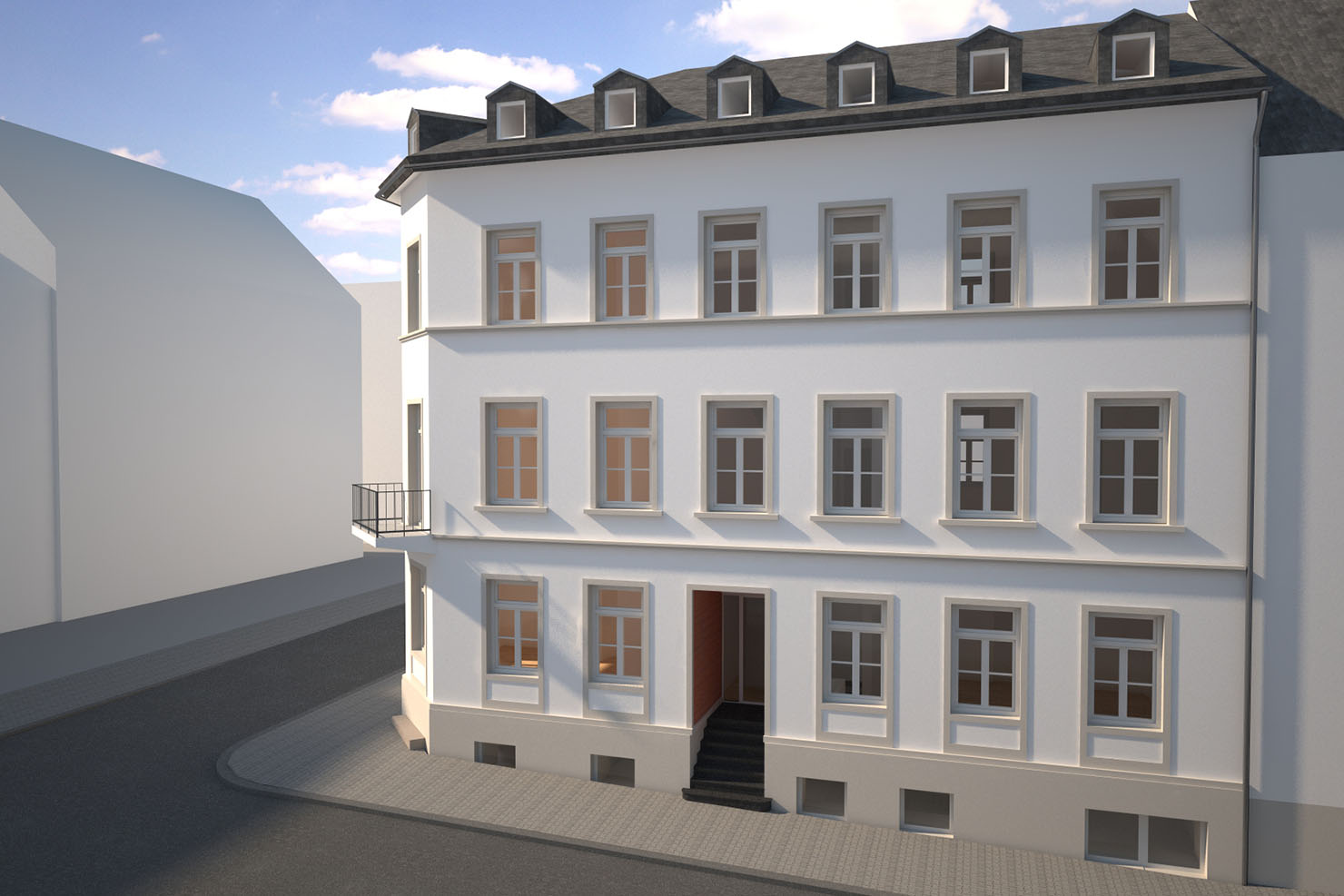Müllerstrasse | Denkmalgeschütztes Stadthaus, Kernsanierung, Moderne Wohnungen, Zeitgemäße Grundrisse, Denkmalpflege, Rhein-Main-Gebiet, Frankfurt, Bad Homburg, Darmstadt, Mainz