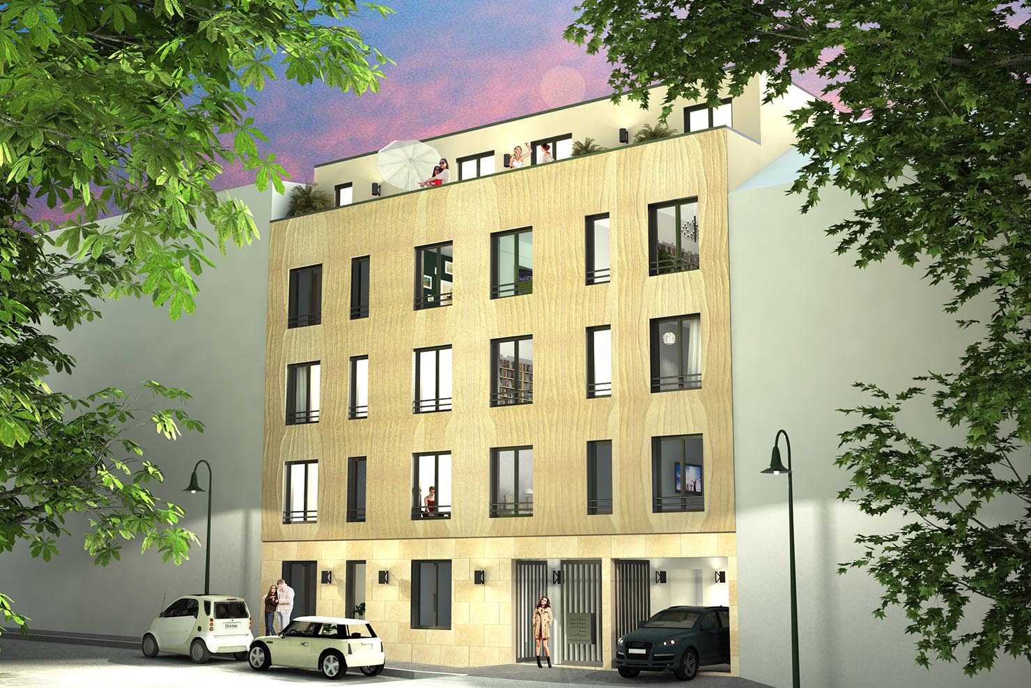 STADTHAUS Sandstraße 30 | nachhaltige Architektur. moderne Architektur, Energieeffizienz, Ökologische Architektur, Rhein-Main-Gebiet