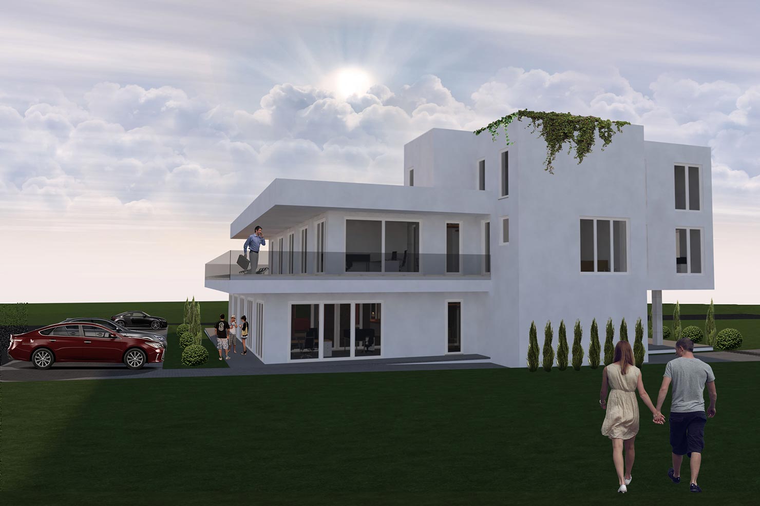 Gewerbeobjekt Riedstadt | moderne Architektur, Energieeffizienz
