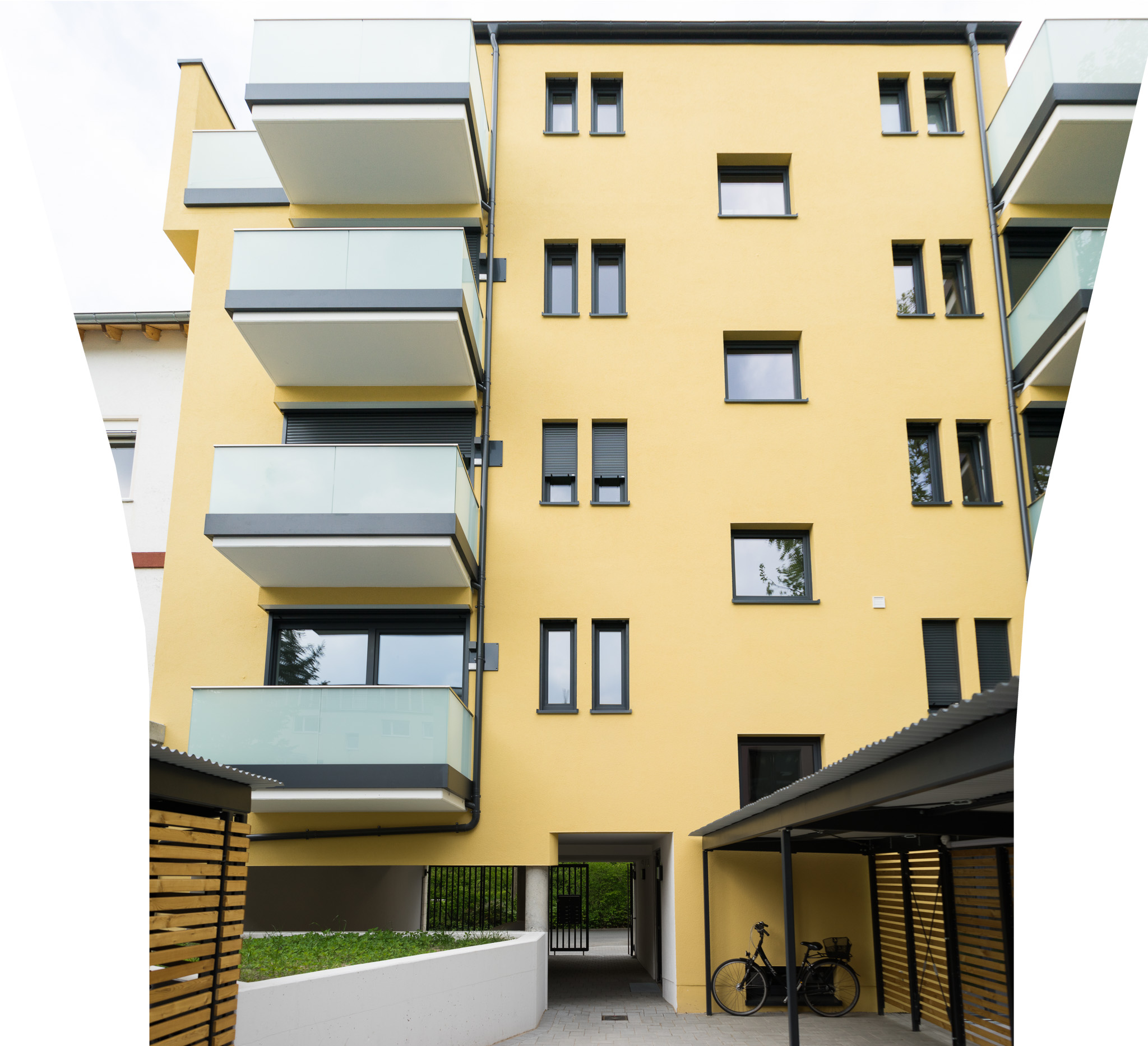 Bild 6: Vorhof des Stadthauses in Darmstadt